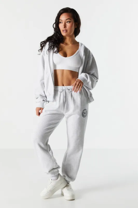 84 Embroidered Fleece Everyday Jogger sold by Urban Planet