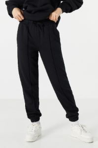 Pantalon de jogging en molleton uni avec surpiqûres avant sold by Urban Planet