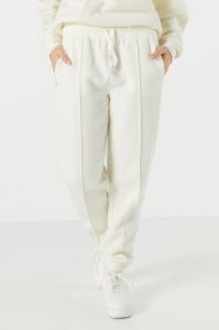 Pantalon de jogging en molleton uni avec surpiqûres avant sold by Urban Planet