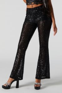Sequin Flare Pant sold by Urban Planet