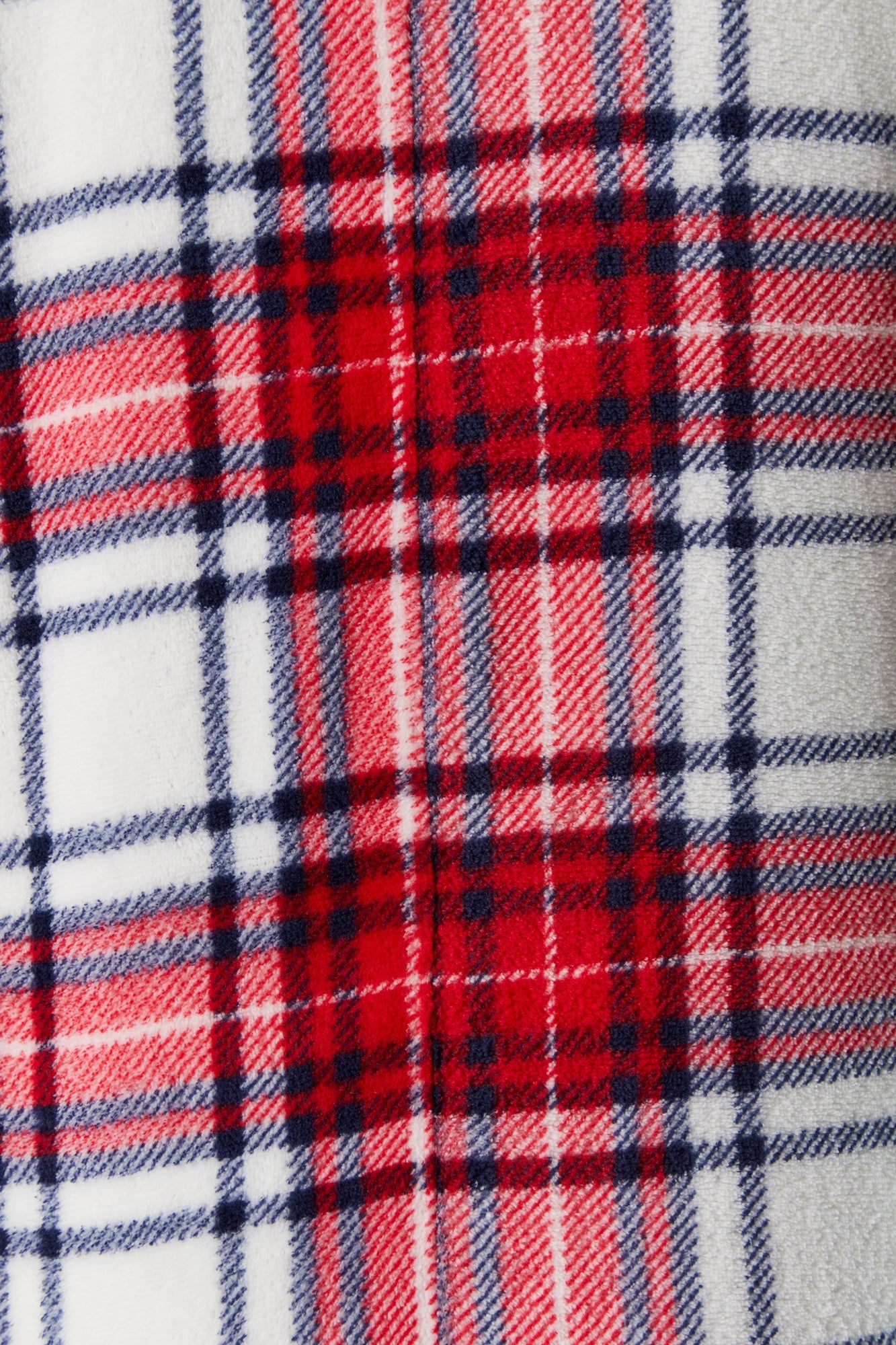 Plush Plaid Print Onesie sold by Urban Planet product image thumbnail 4