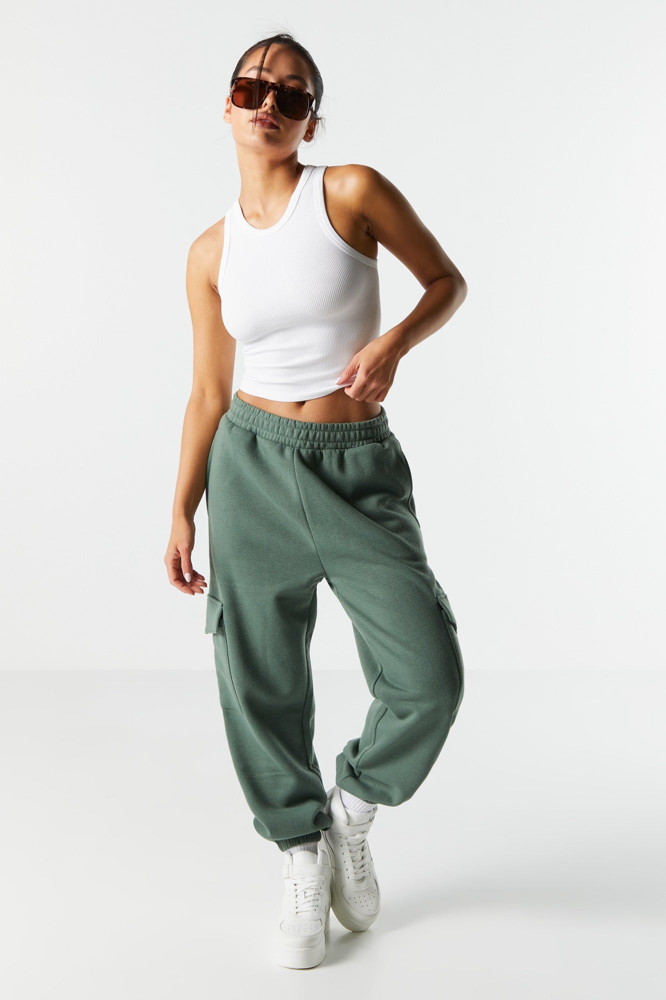 Fleece Cargo Jogger sold by Urban Planet product image thumbnail 17