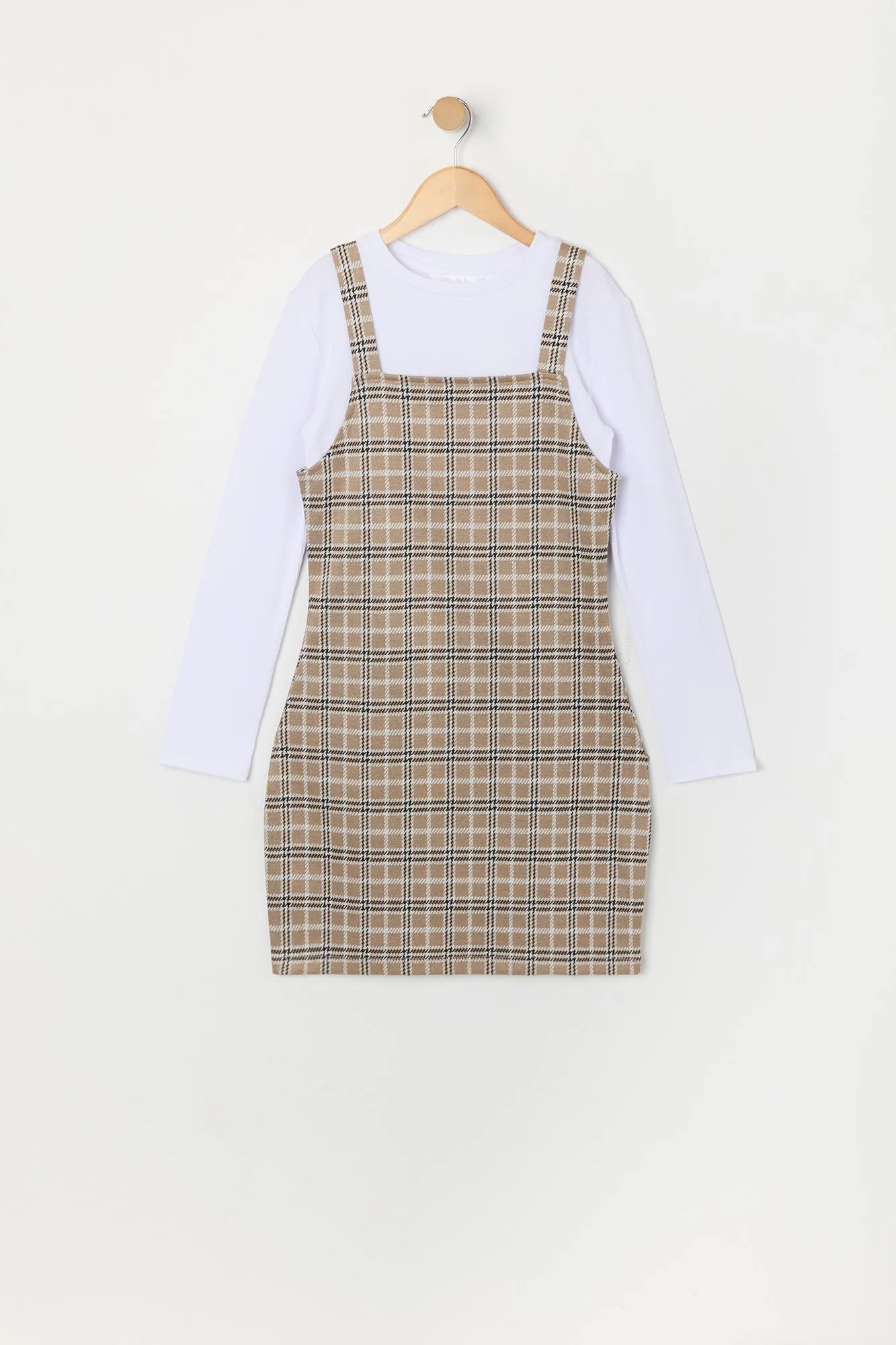 Ensemble avec robe et haut à manches longues en tricot pour fille sold by Urban Planet product image thumbnail 3