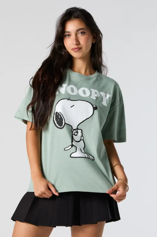 Snobby Snoopy Graphic Boyfriend T-Shirt sold by Urban Planet