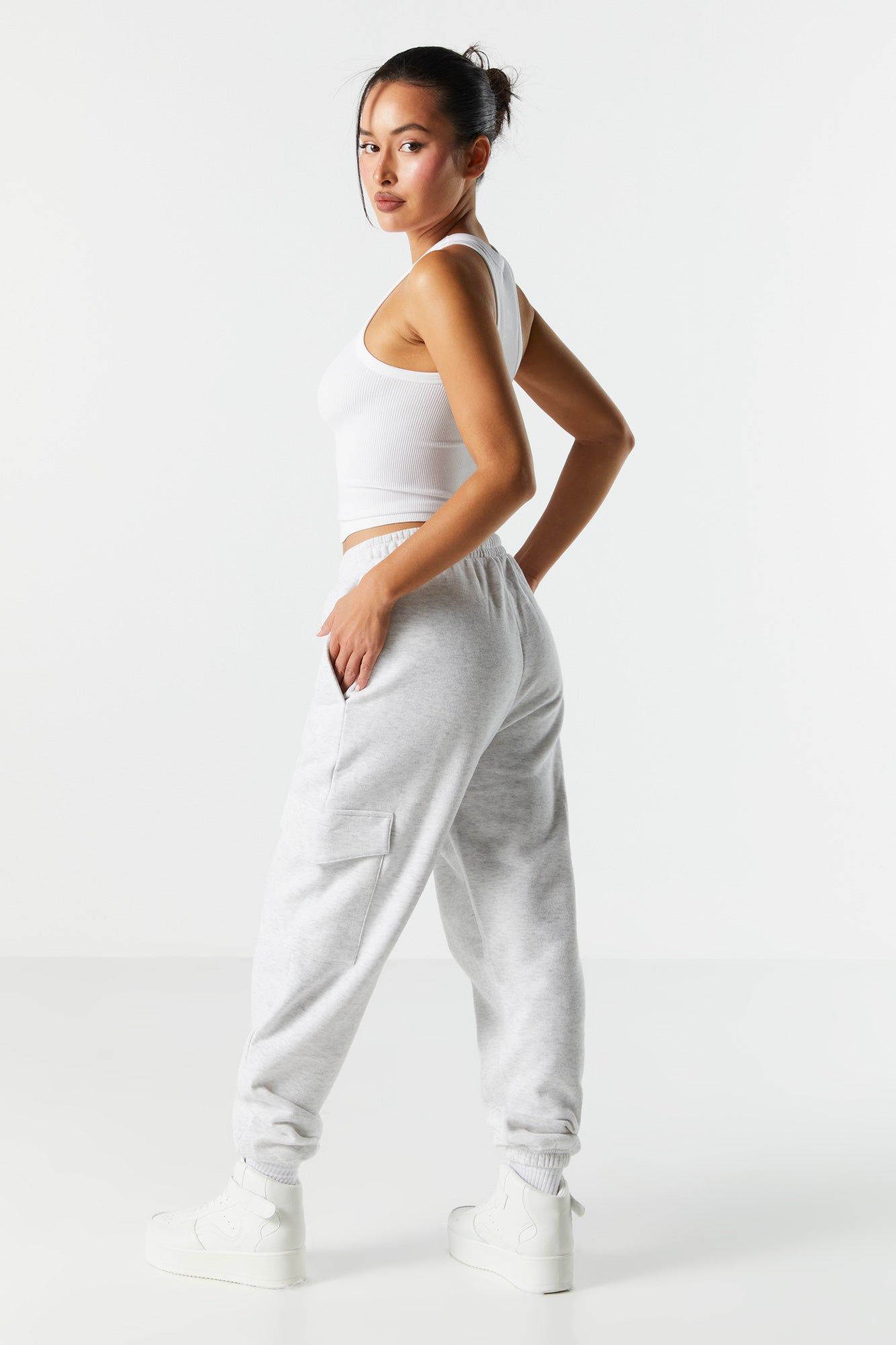 Fleece Cargo Jogger sold by Urban Planet product image thumbnail 9