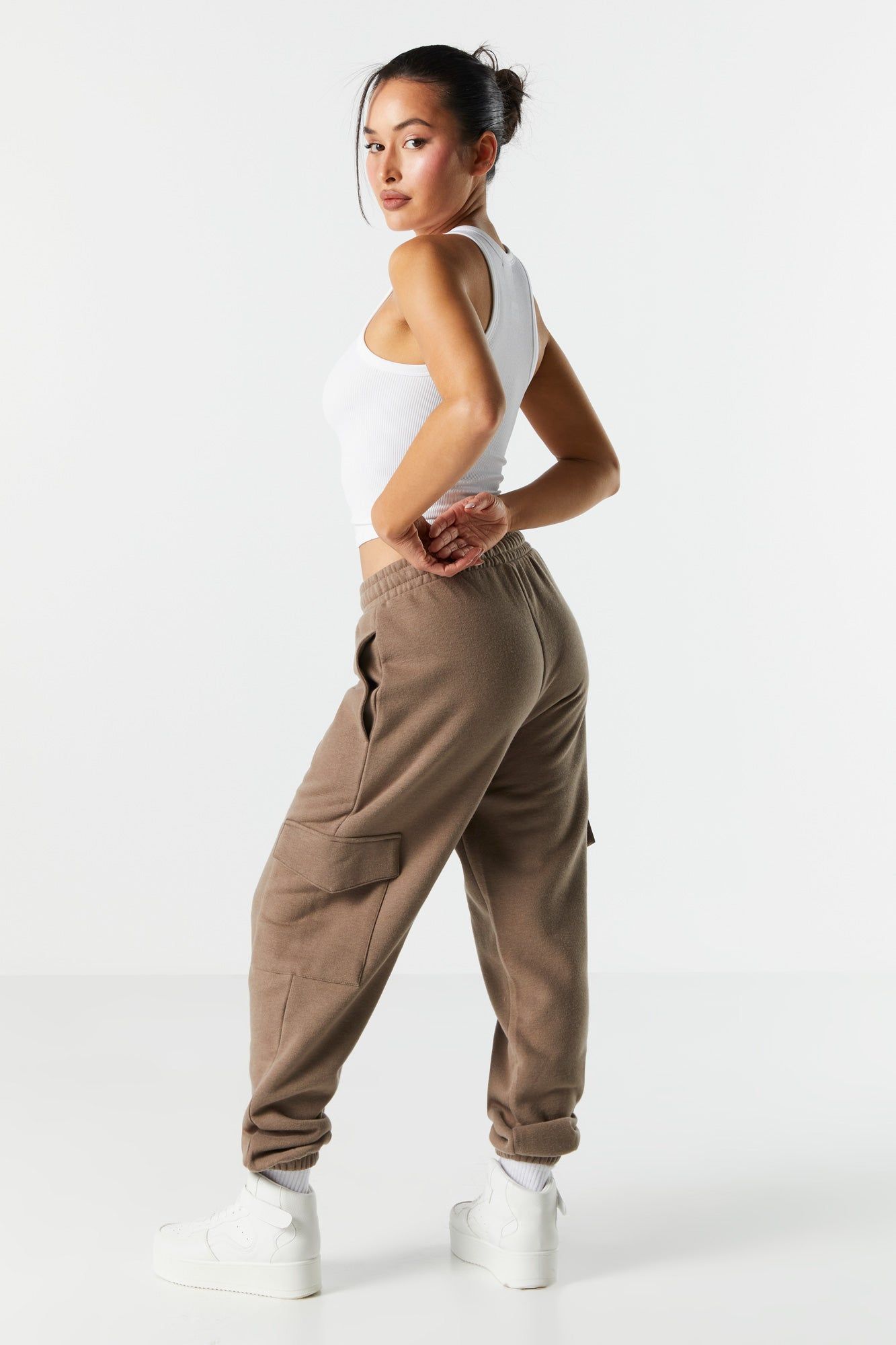 Fleece Cargo Jogger sold by Urban Planet product image thumbnail 15