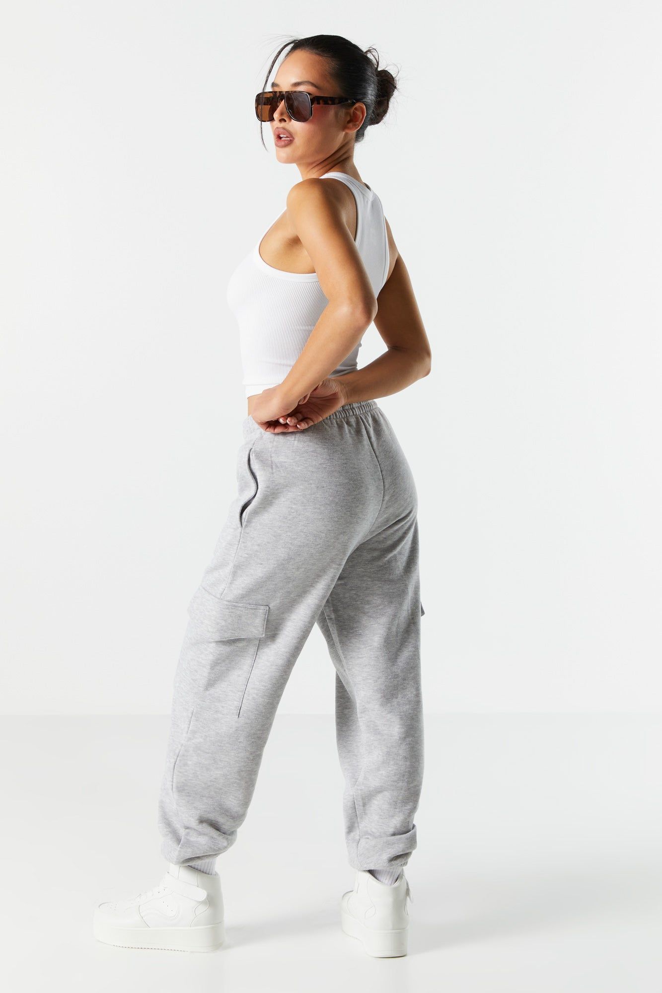 Fleece Cargo Jogger sold by Urban Planet product image thumbnail 3