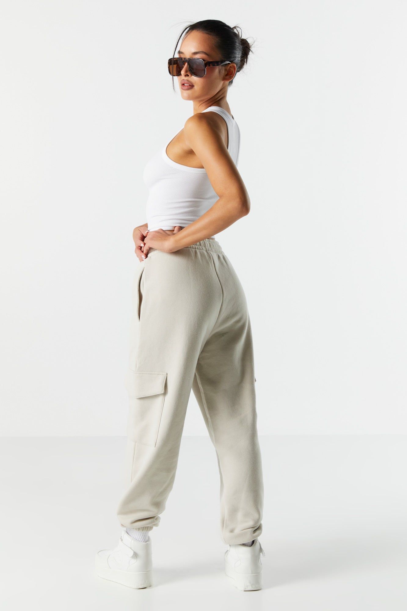 Fleece Cargo Jogger sold by Urban Planet product image thumbnail 12