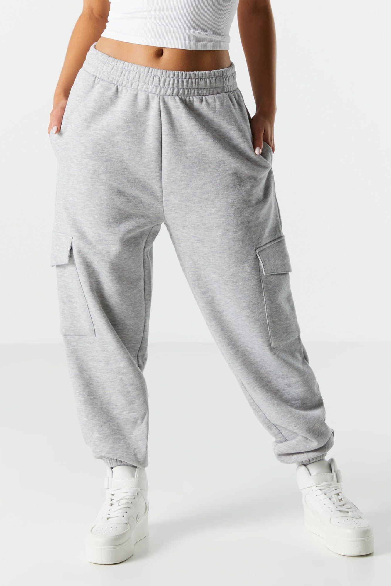 Fleece Cargo Jogger sold by Urban Planet product image thumbnail 2