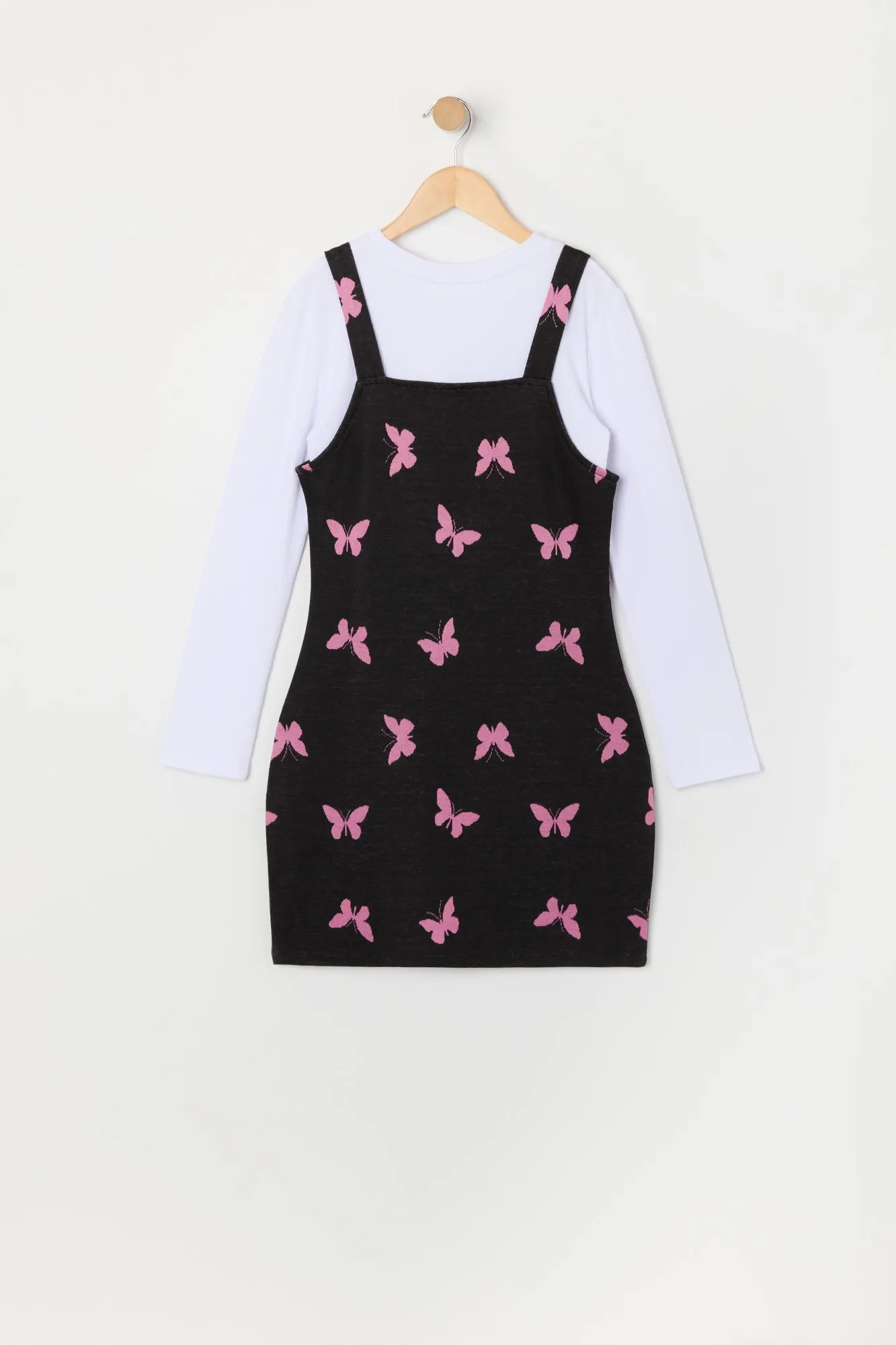 Ensemble avec robe et haut à manches longues en tricot pour fille sold by Urban Planet product image thumbnail 2