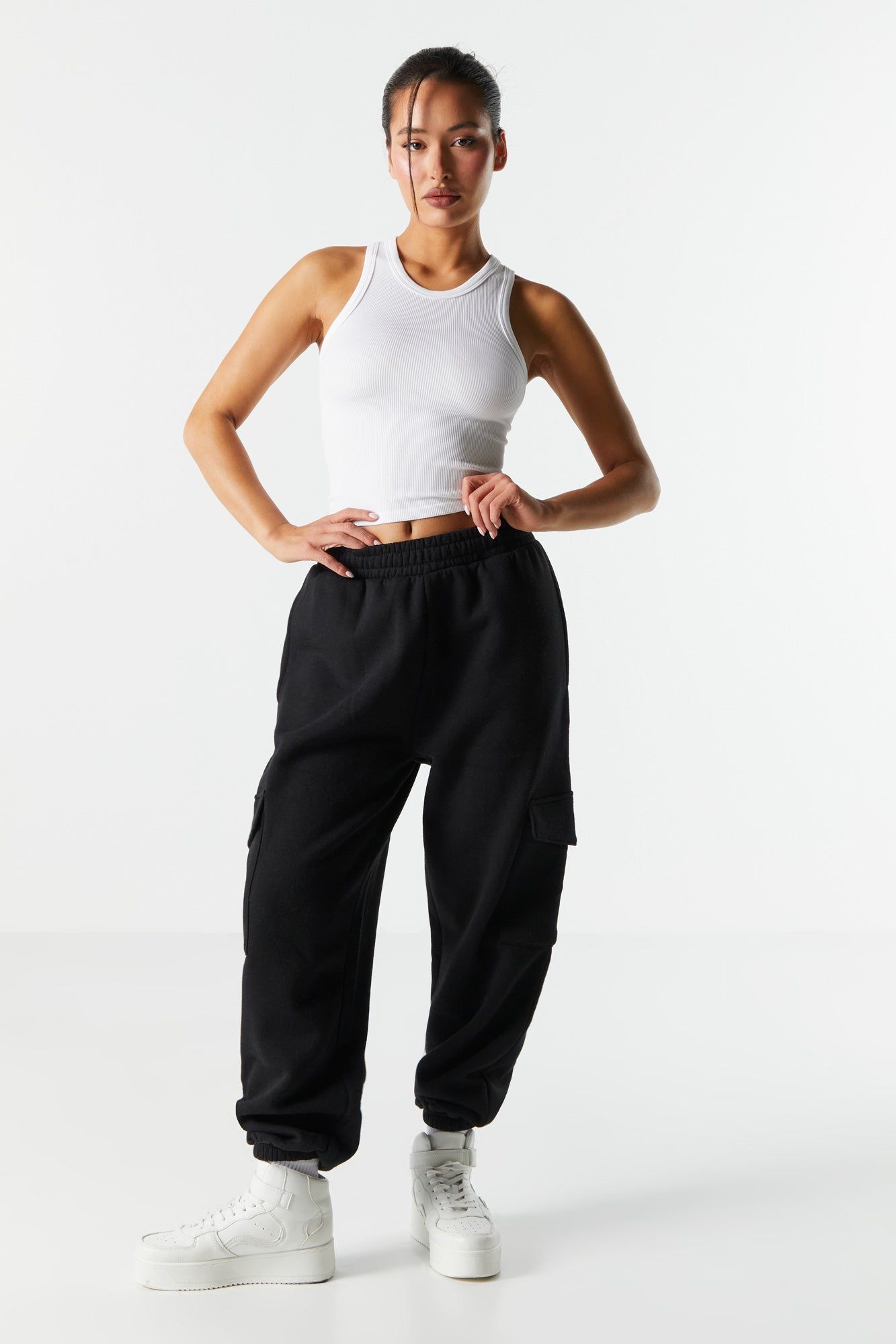 Fleece Cargo Jogger sold by Urban Planet product image thumbnail 4