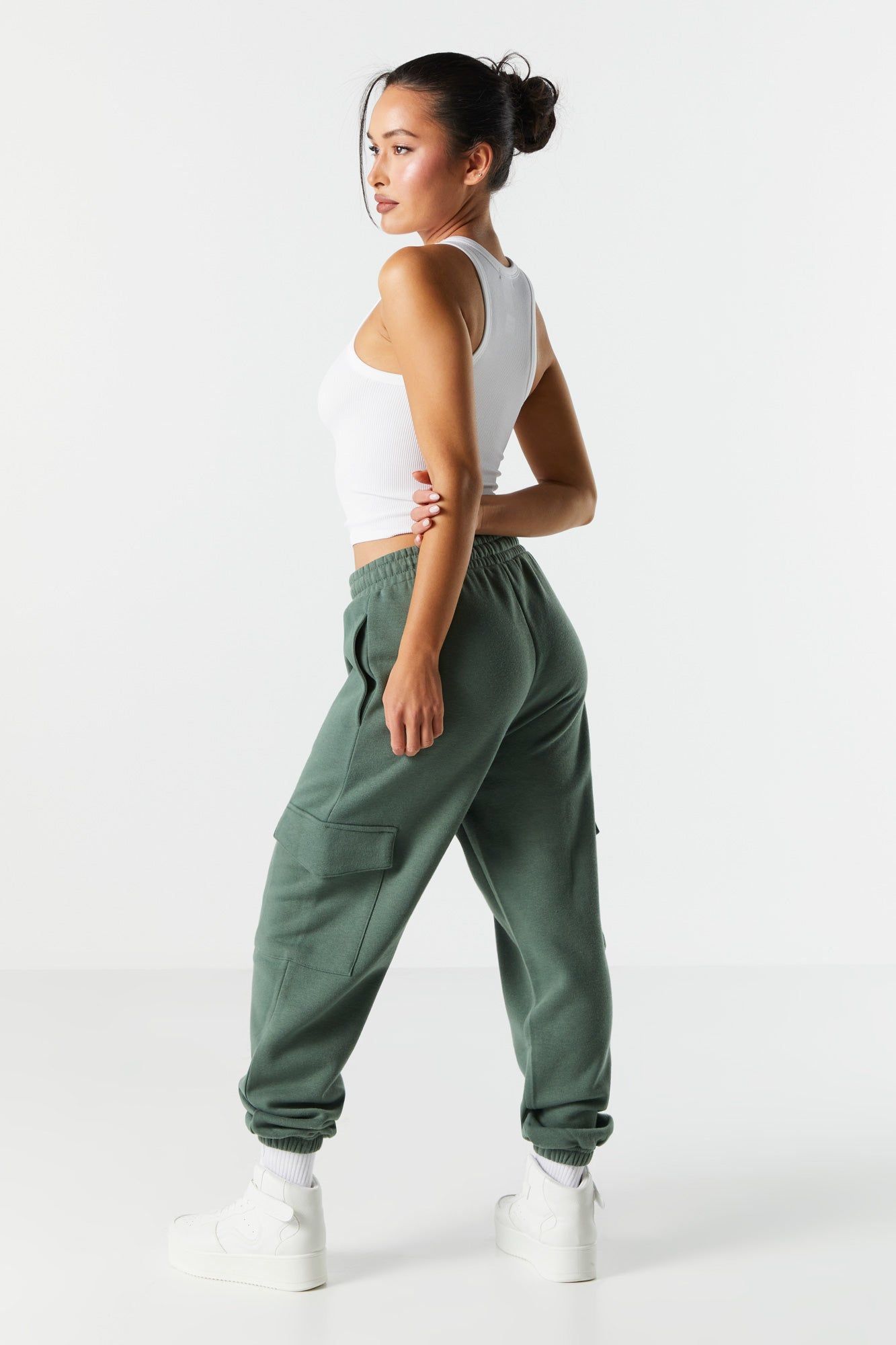 Fleece Cargo Jogger sold by Urban Planet product image thumbnail 19