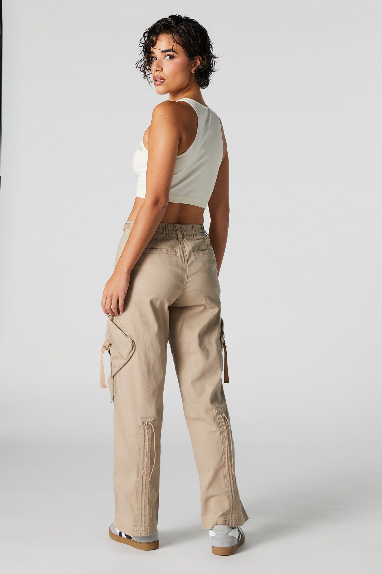 Pantalon cargo avec poches cavalière sold by Urban Planet product image thumbnail 3