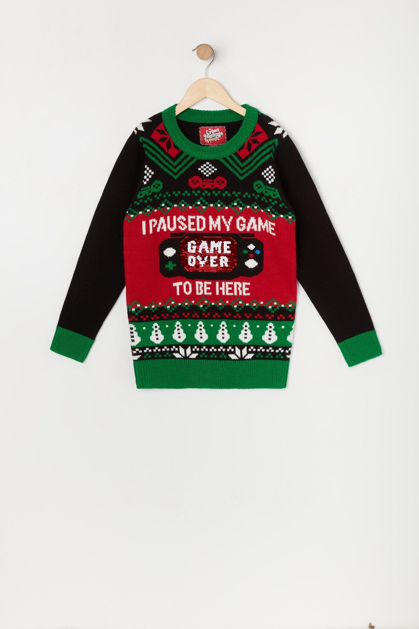 Chandail Hideux Noël Gamer pour garçon sold by Urban Planet