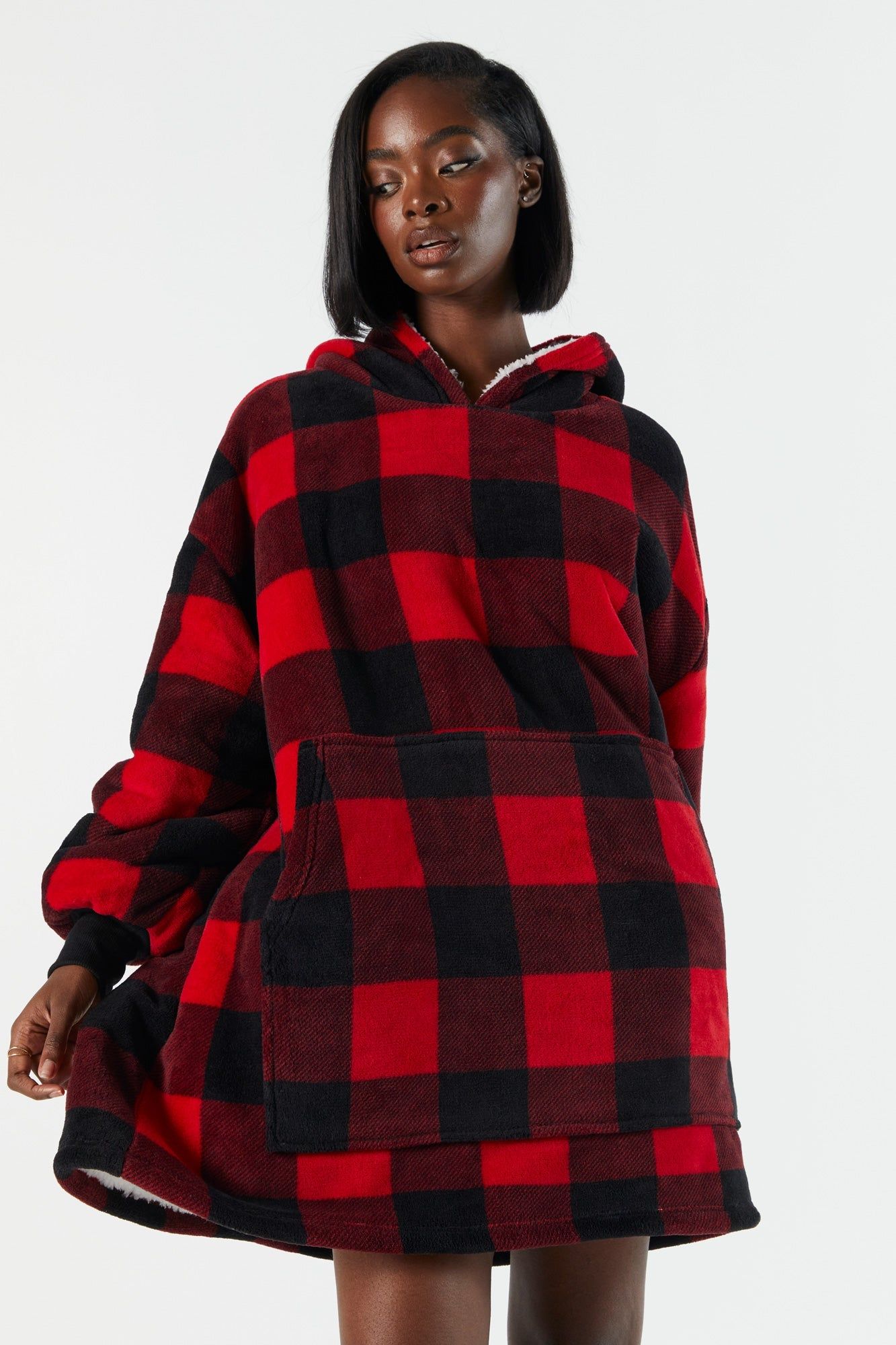 Checkered Print Humungo sold by Urban Planet product image thumbnail 5