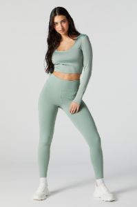 Active Padded Long Sleeve Top sold by Urban Planet