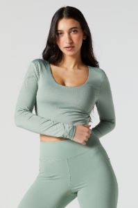 Active Padded Long Sleeve Top sold by Urban Planet