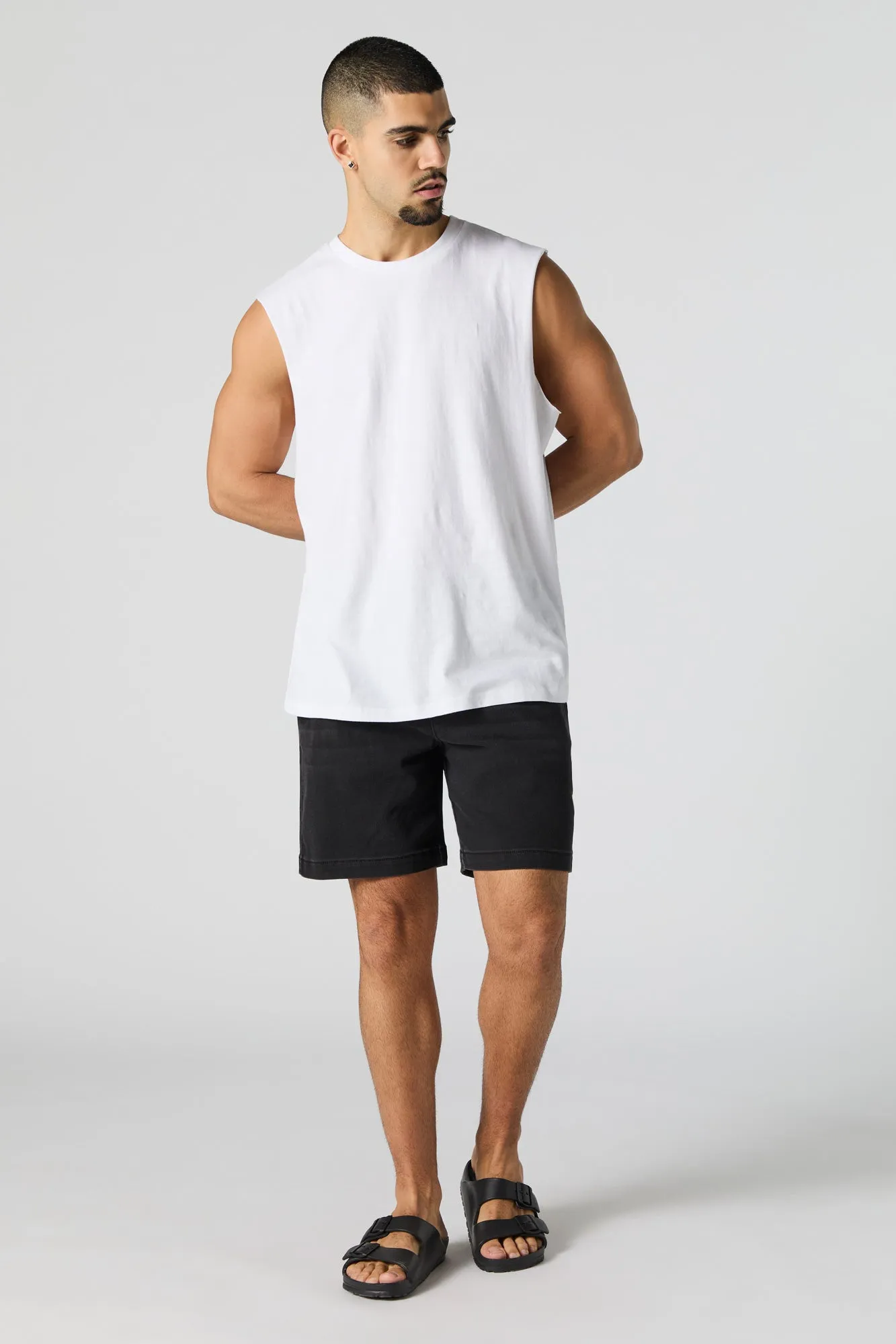Drawstring Denim Short sold by Urban Planet product image thumbnail 3