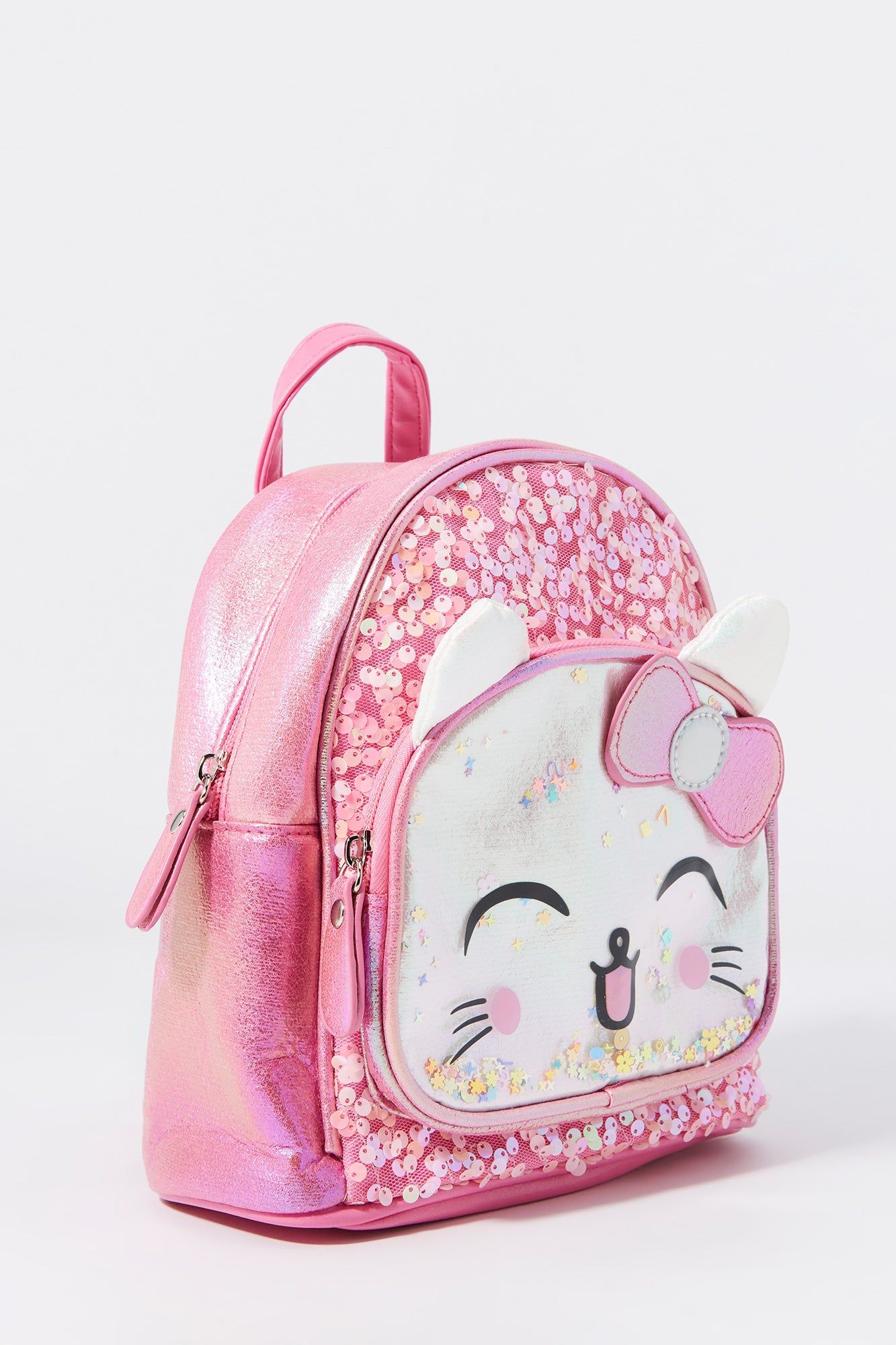 Girls Kitty Critter Mini Backpack sold by Urban Planet product image thumbnail 2