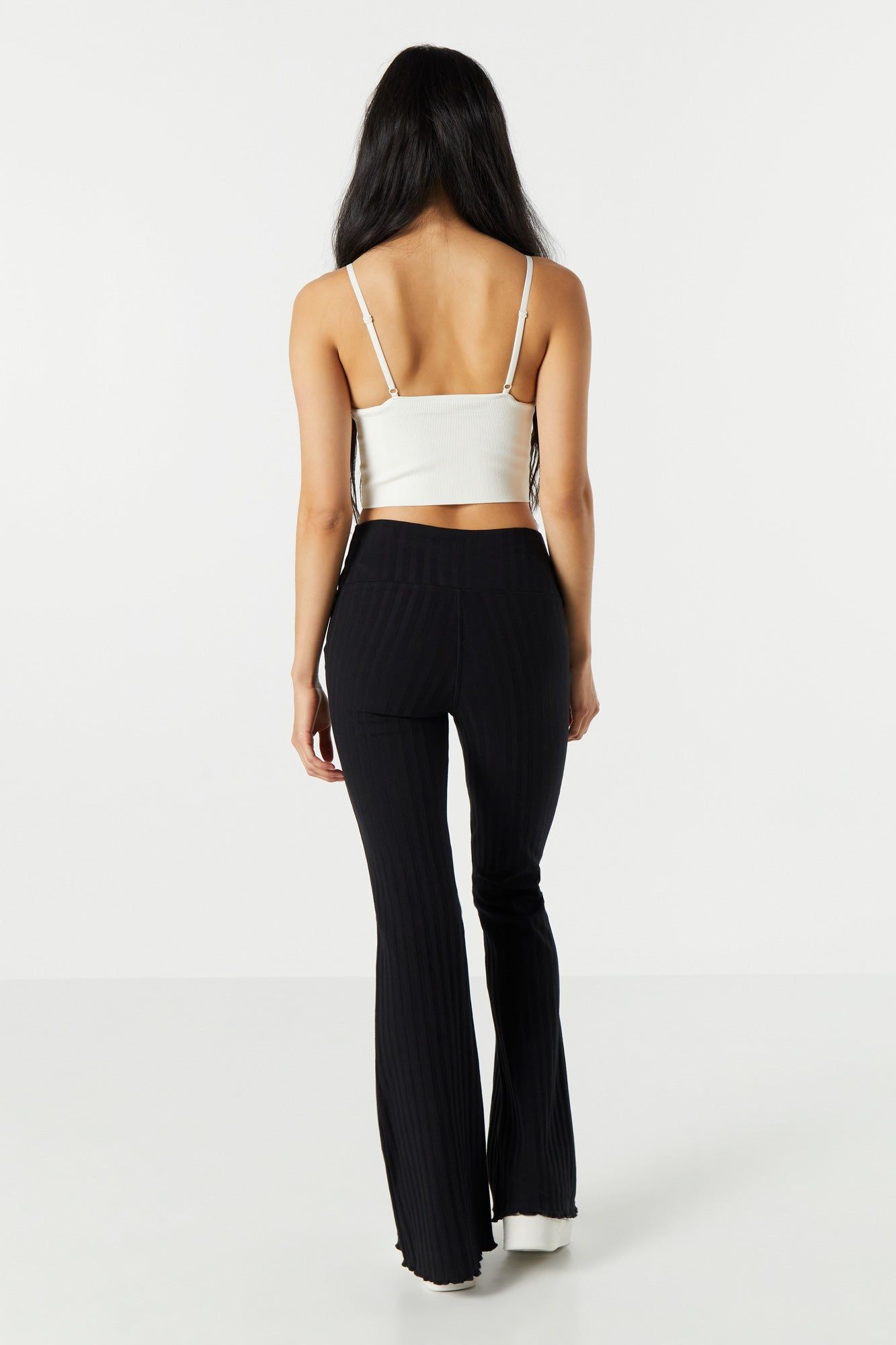 Ribbed High Rise Pull On Pant sold by Urban Planet product image thumbnail 6