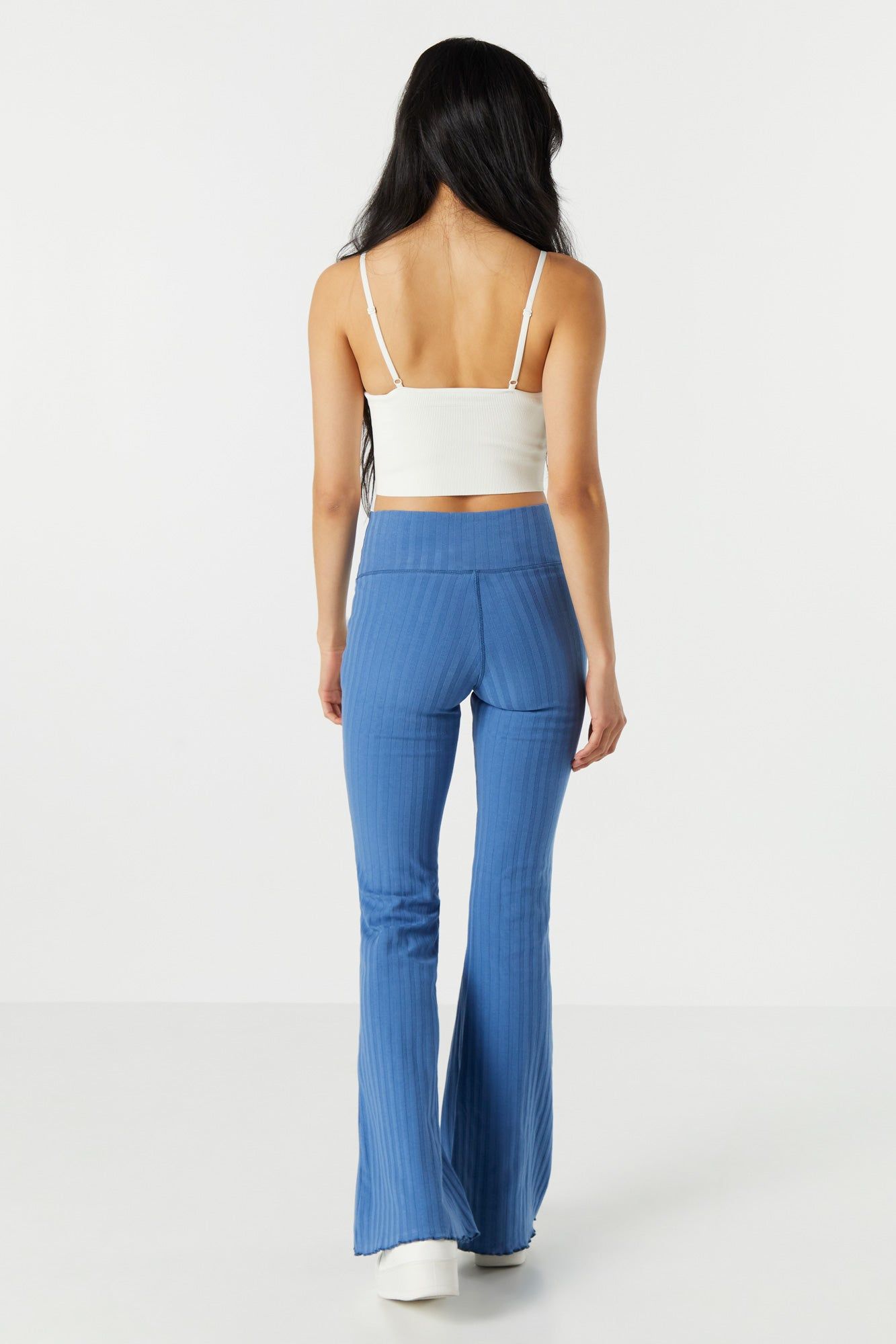 Ribbed High Rise Pull On Pant sold by Urban Planet product image thumbnail 3