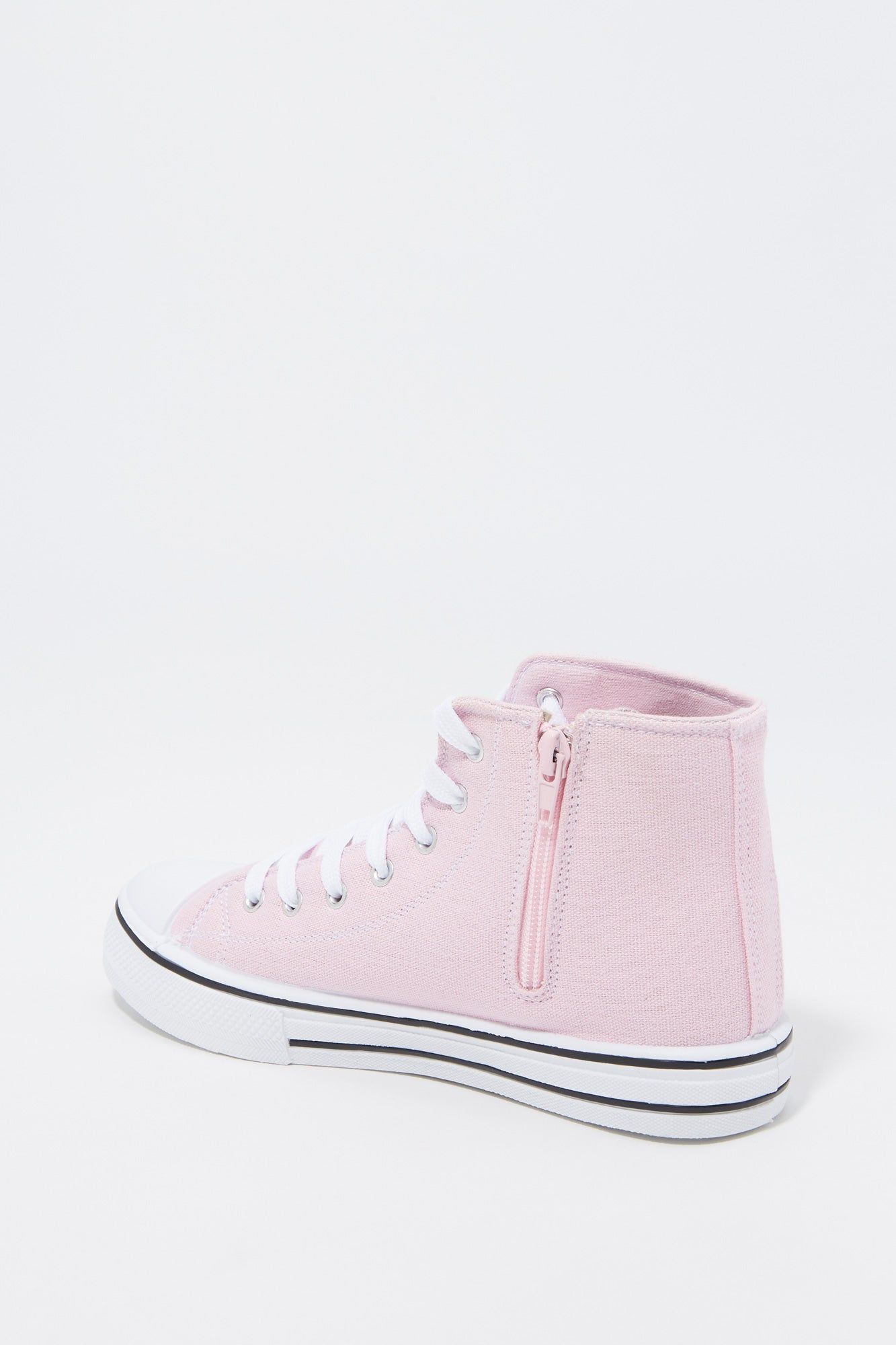 Girls Canvas High Top Lace Up Sneaker sold by Urban Planet product image thumbnail 3