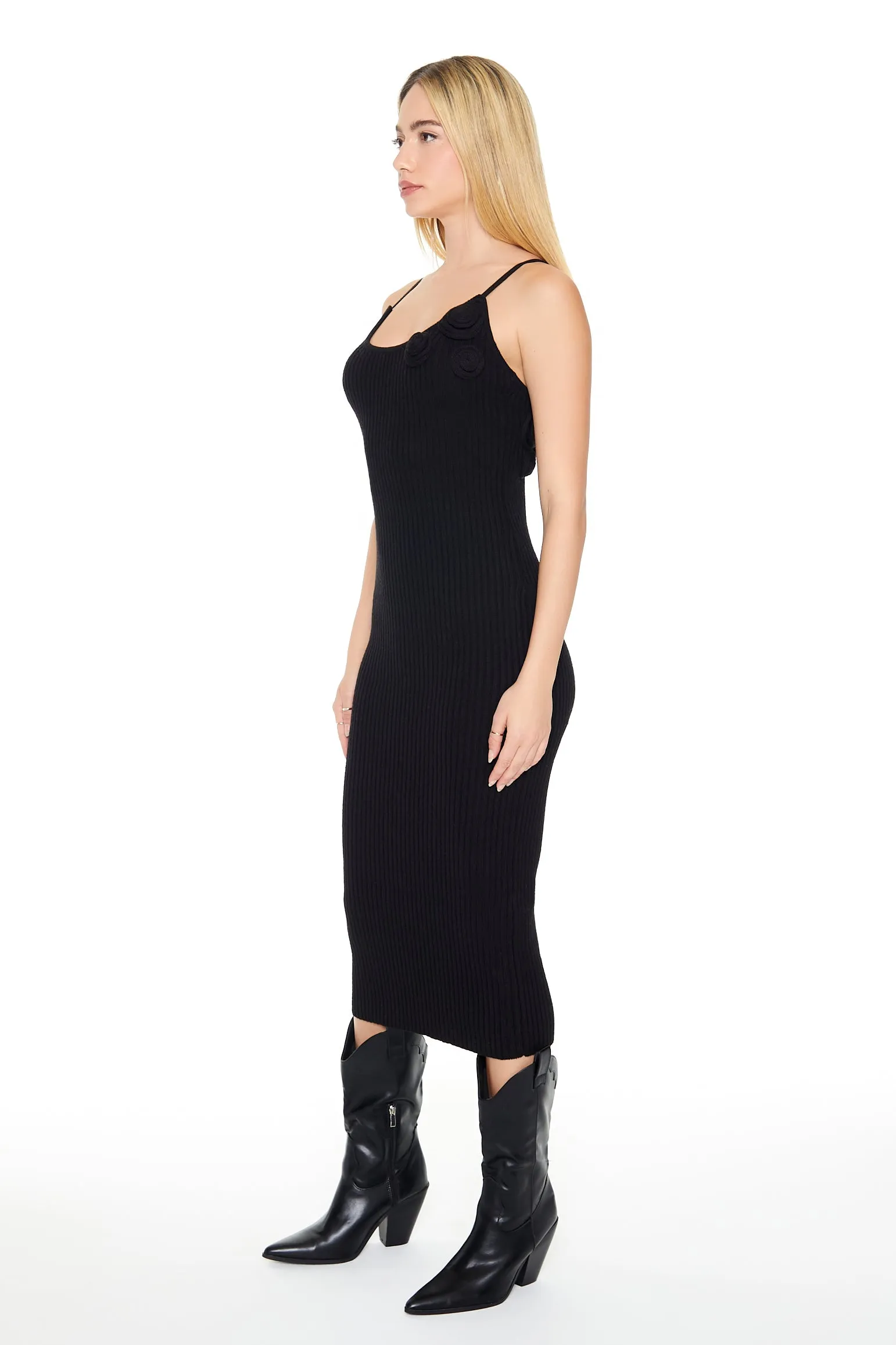 Crochet Rosette Midi Dress sold by Urban Planet product image thumbnail 2
