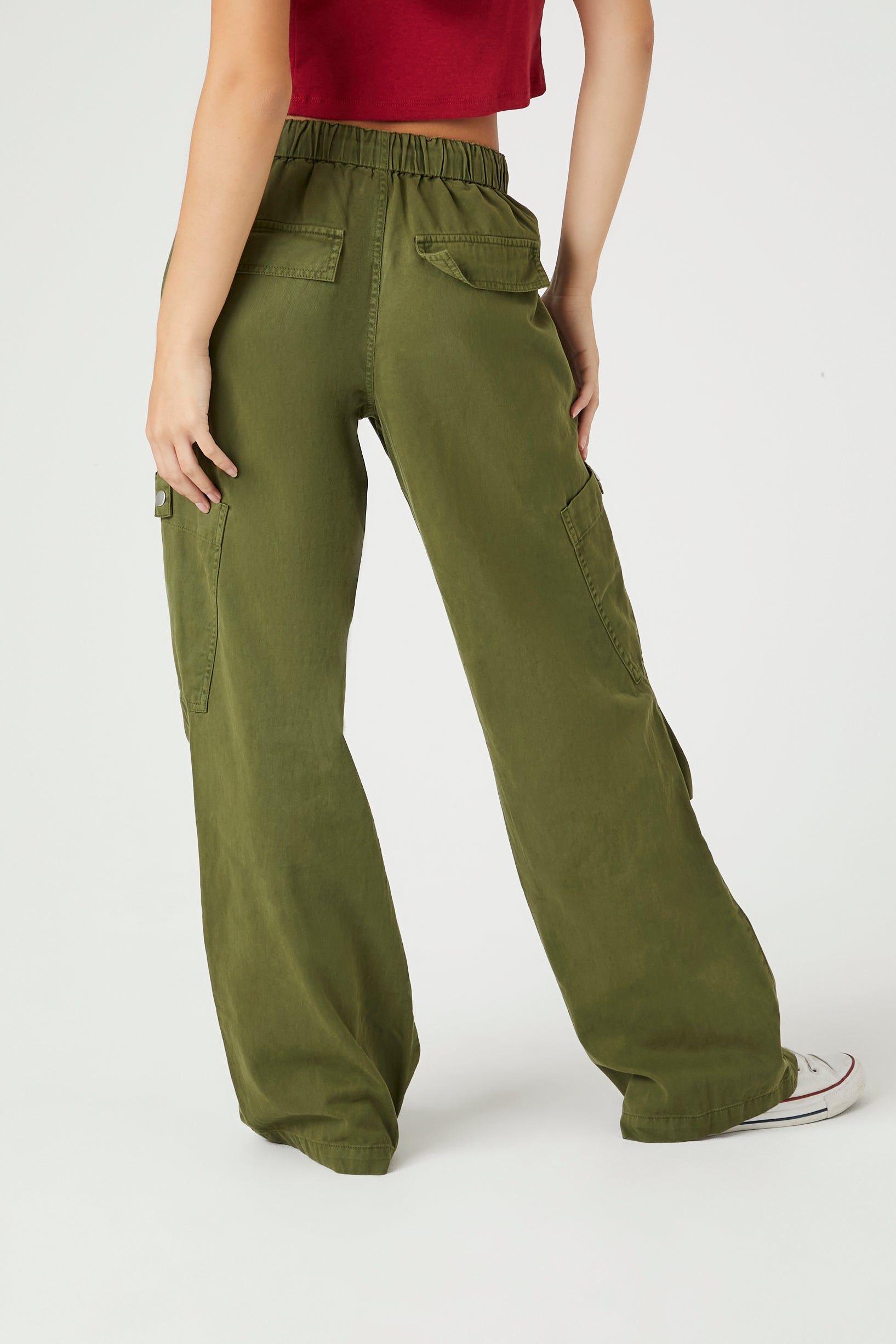 Pantalon cargo à jambe large avec taille coulissante sold by Urban Planet product image thumbnail 3