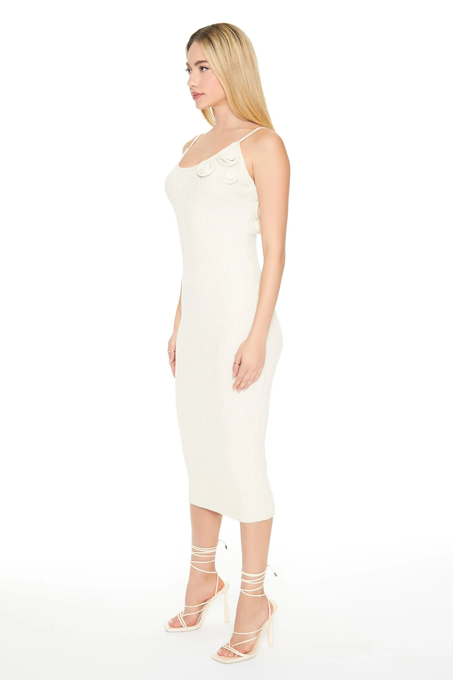 Crochet Rosette Midi Dress sold by Urban Planet product image thumbnail 5