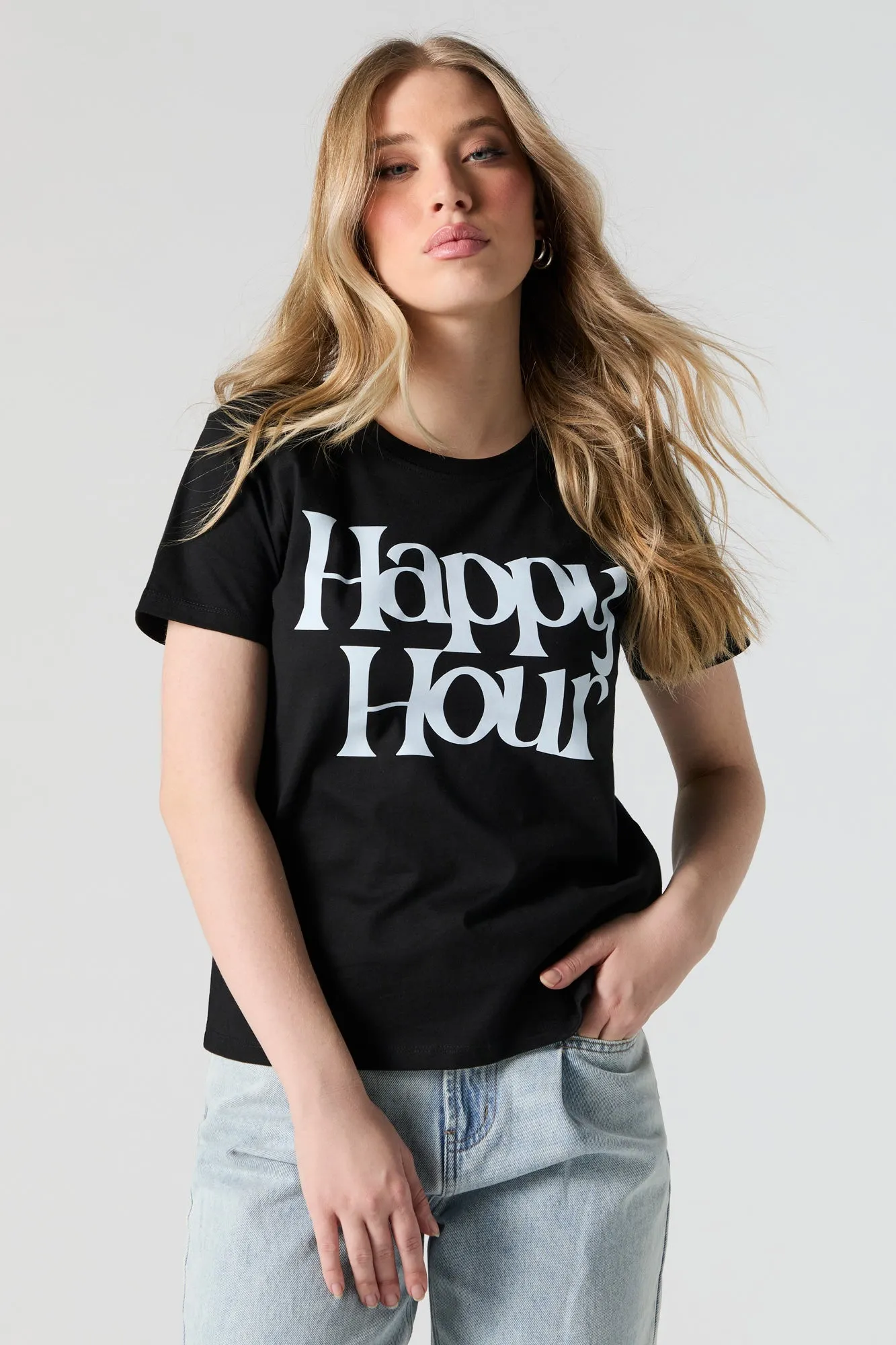 Happy Hour Graphic T-Shirt sold by Urban Planet