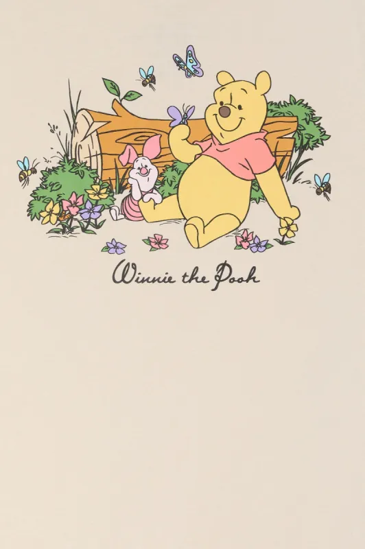 Winnie the Pooh Graphic Boyfriend T-Shirt sold by Urban Planet