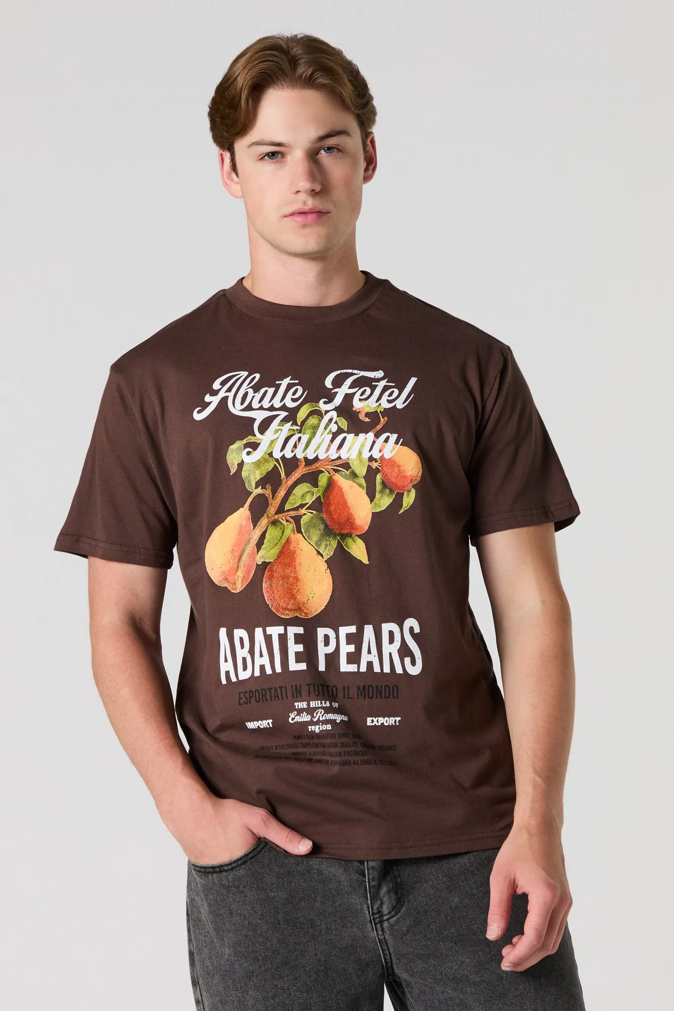 T-shirt à imprimé Abate Pears sold by Urban Planet
