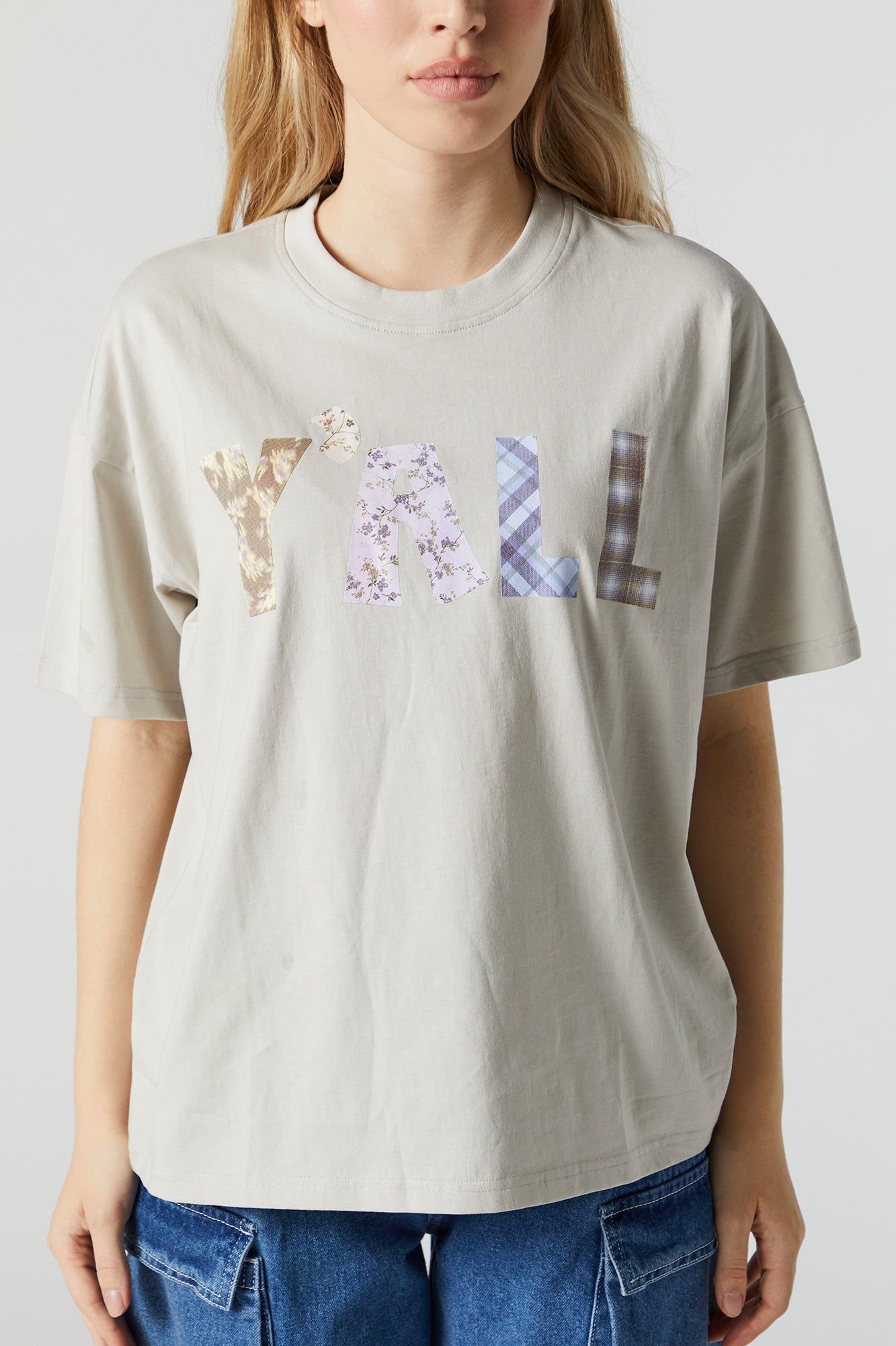 Y'all Graphic Boyfriend T-Shirt sold by Urban Planet product image thumbnail 4