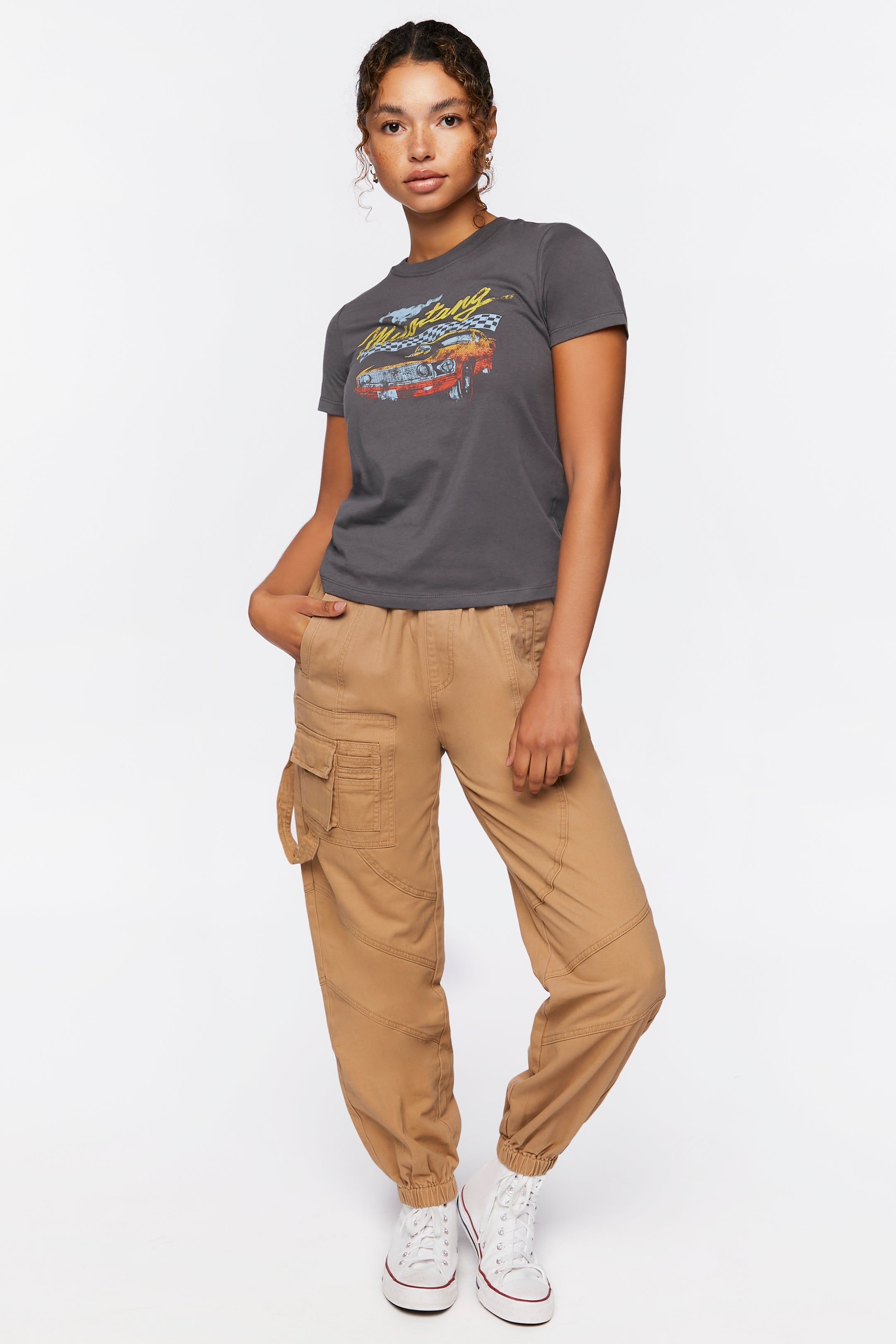 Pantalon de jogging cargo en sergé sold by Urban Planet product image thumbnail 3