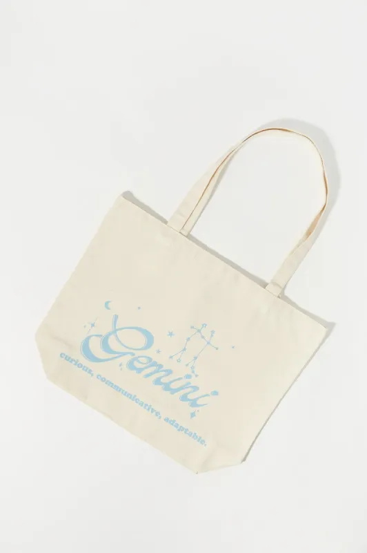 Gemini Graphic Tote Bag sold by Urban Planet
