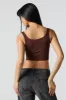 Débardeur Henley côtelé court sans couture sold by Urban Planet