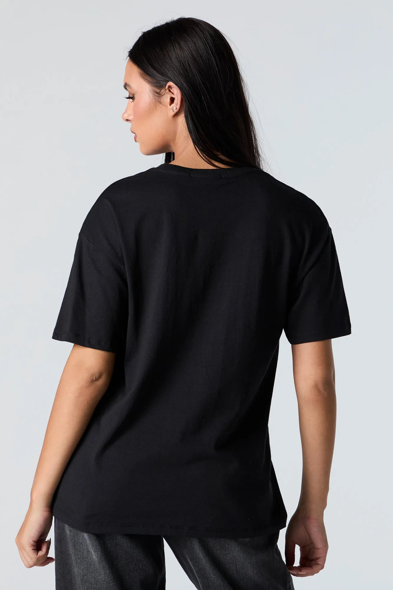 West Coast Motorcycles Graphic Boyfriend T-Shirt sold by Urban Planet product image thumbnail 3