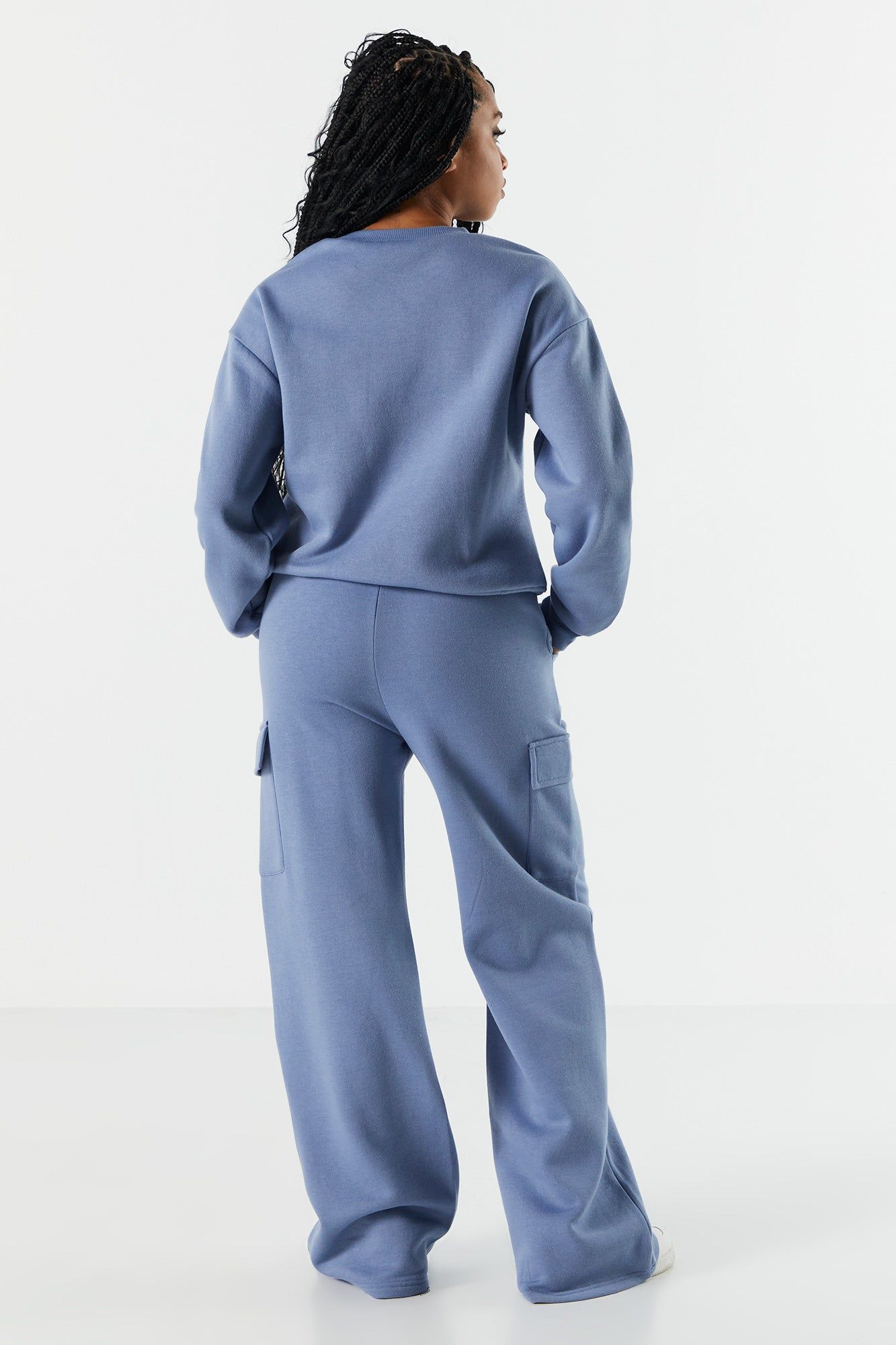 Fleece Wide Leg Cargo Pant sold by Urban Planet product image thumbnail 24