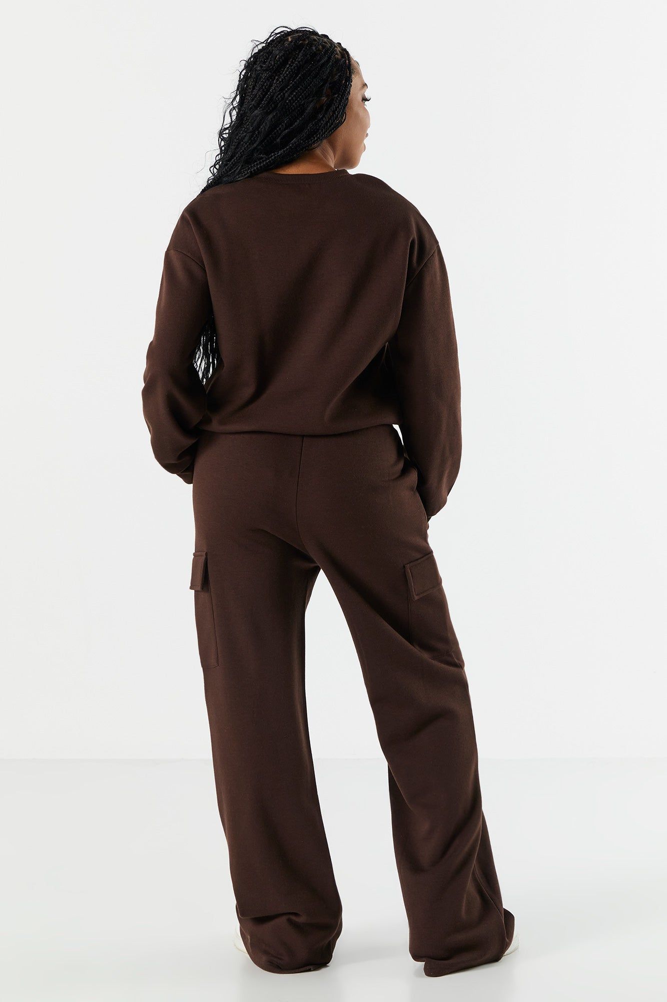 Fleece Wide Leg Cargo Pant sold by Urban Planet product image thumbnail 21