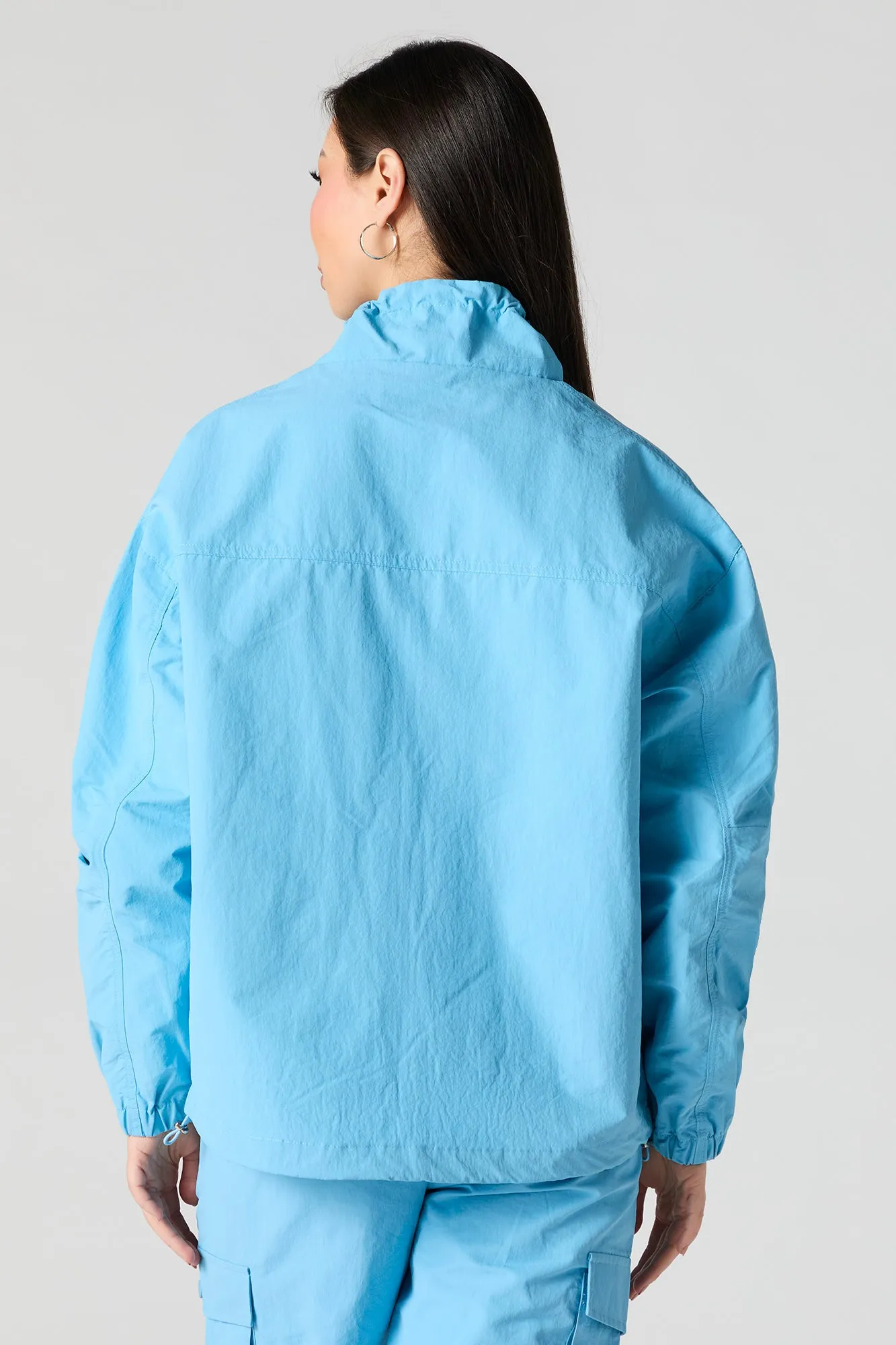 Nylon Zip-Up Jacket sold by Urban Planet product image thumbnail 3