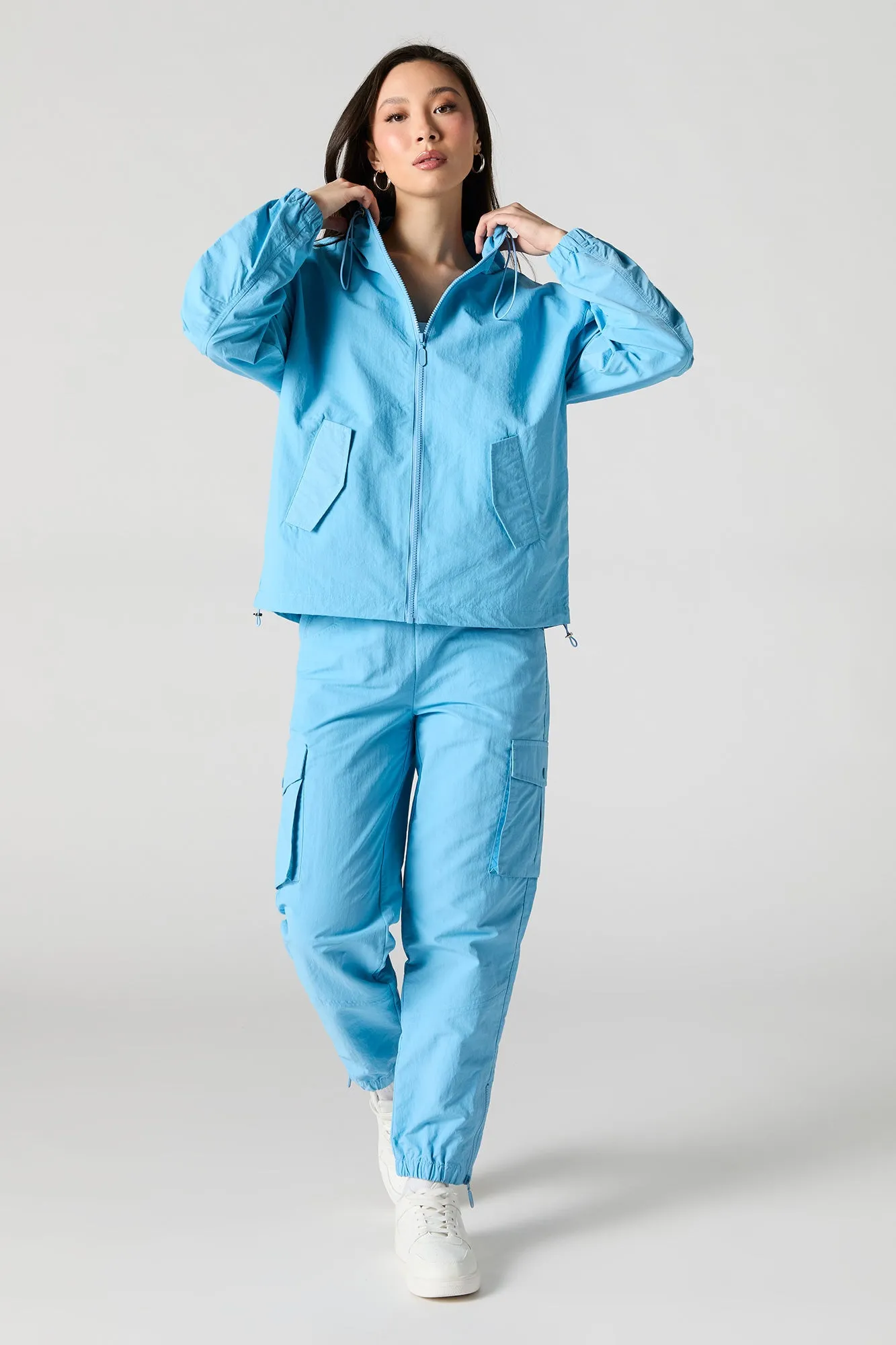 Nylon Zip-Up Jacket sold by Urban Planet product image thumbnail 2