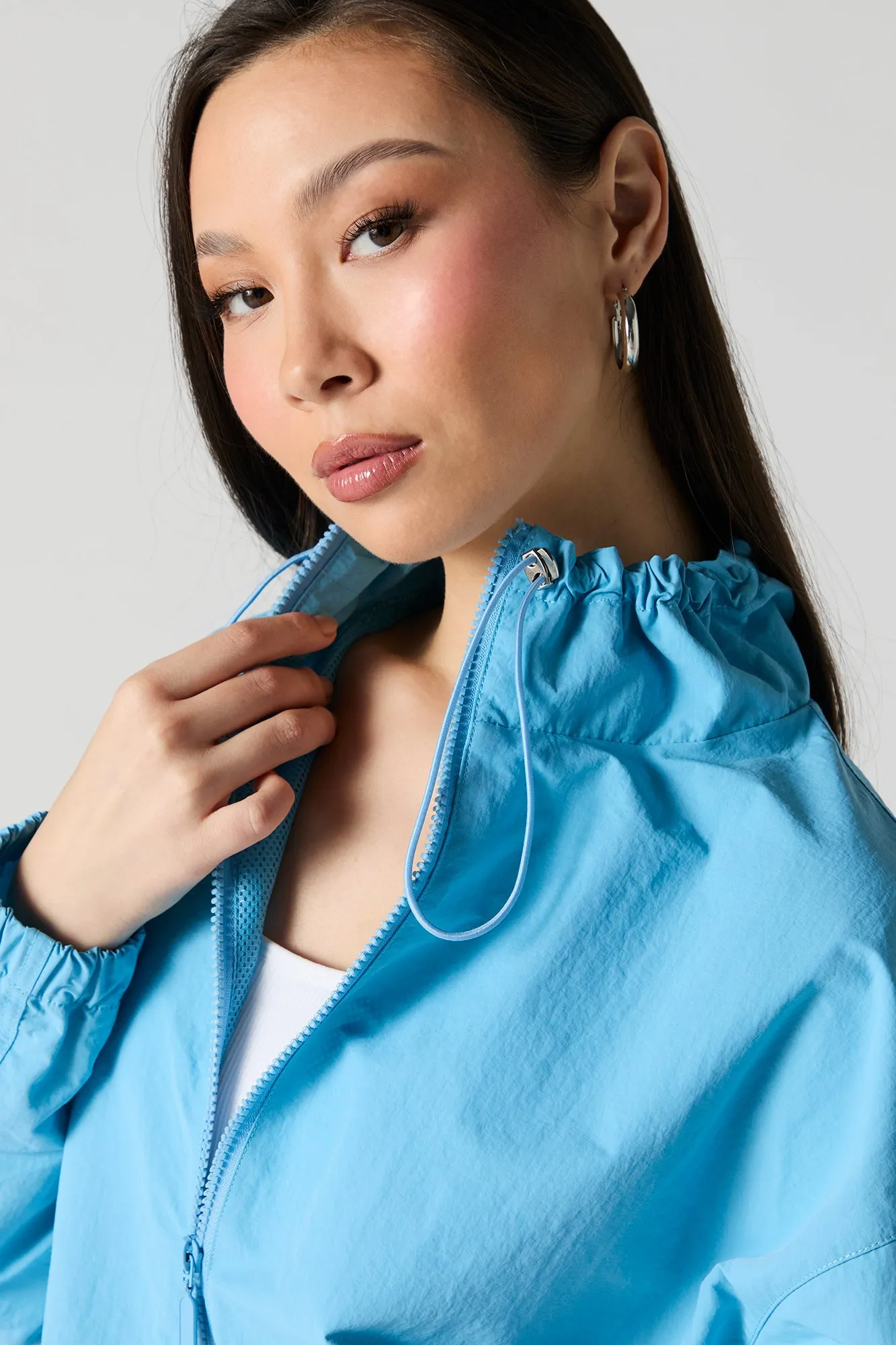 Nylon Zip-Up Jacket sold by Urban Planet product image thumbnail 4