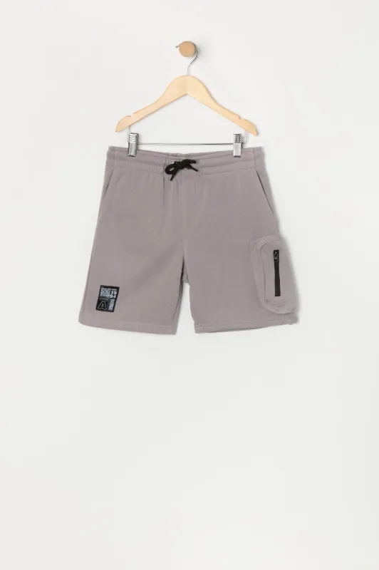 Boys Est 1994 Patch Fleece Cargo Short sold by Urban Planet