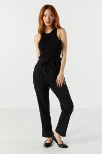 Striped High Rise Paperbag Pant sold by Urban Planet