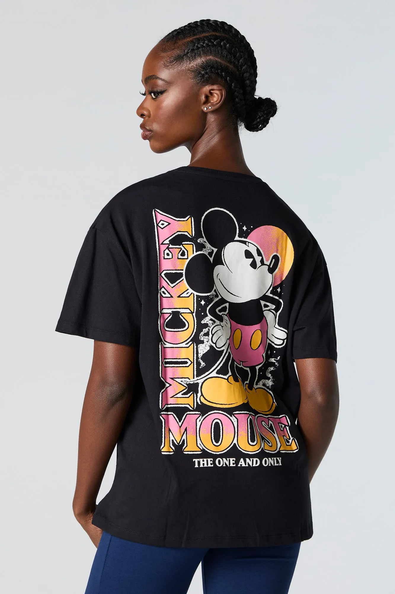 Mickey Mouse Graphic Boyfriend T-Shirt sold by Urban Planet product image thumbnail 3
