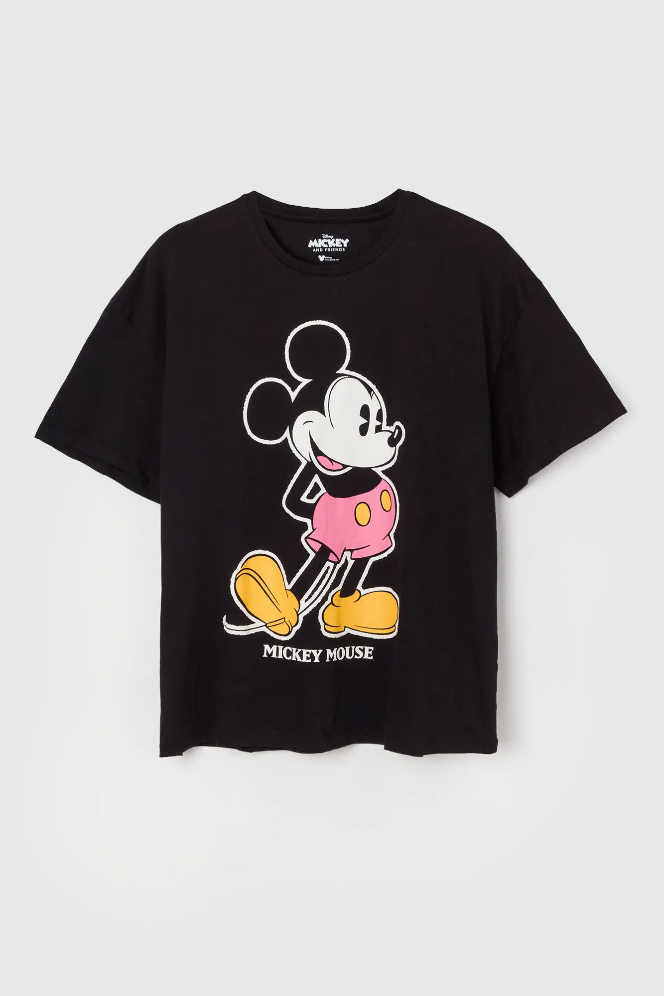 Mickey Mouse Graphic Boyfriend T-Shirt sold by Urban Planet product image thumbnail 4
