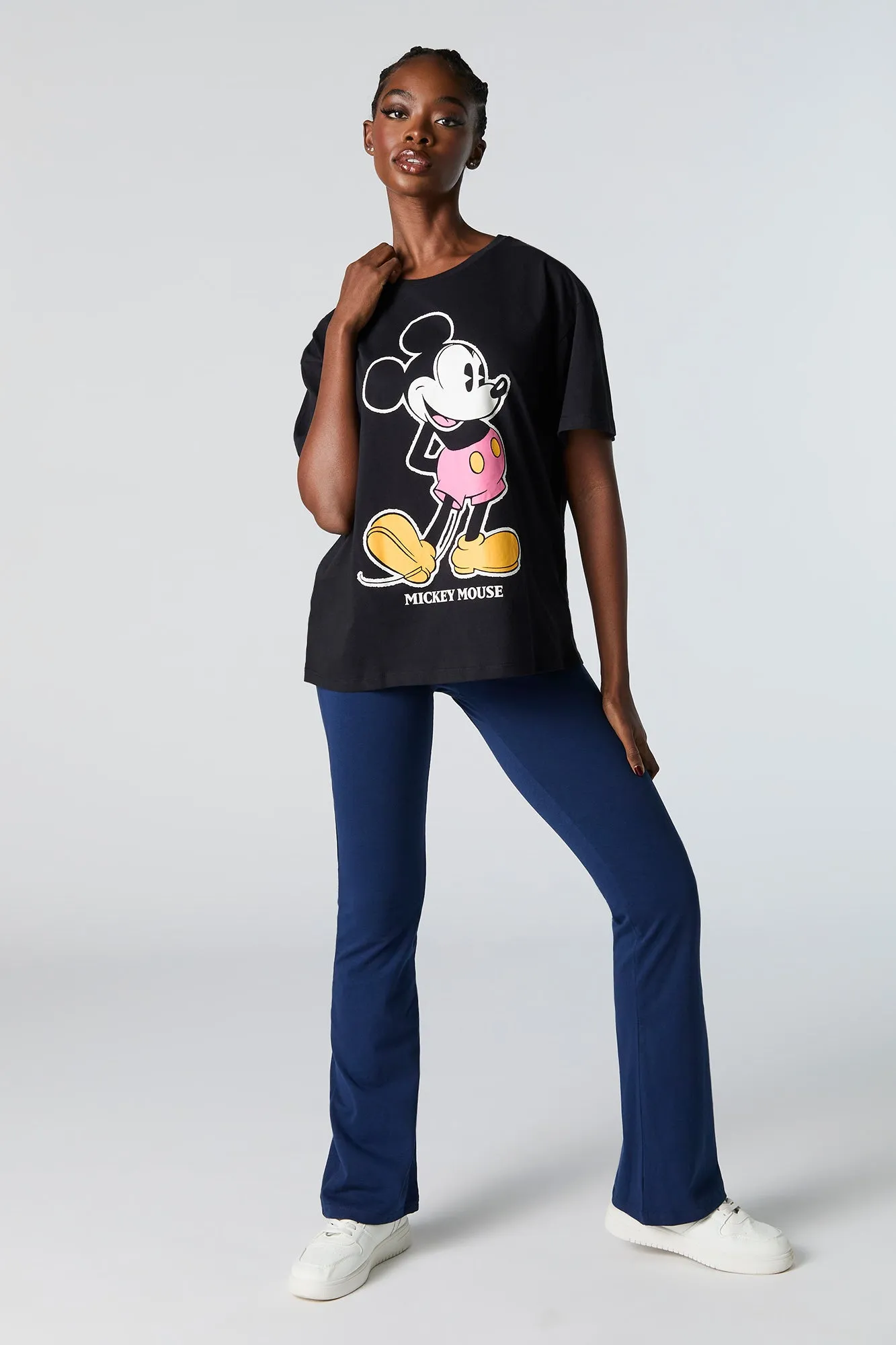 Mickey Mouse Graphic Boyfriend T-Shirt sold by Urban Planet product image thumbnail 2