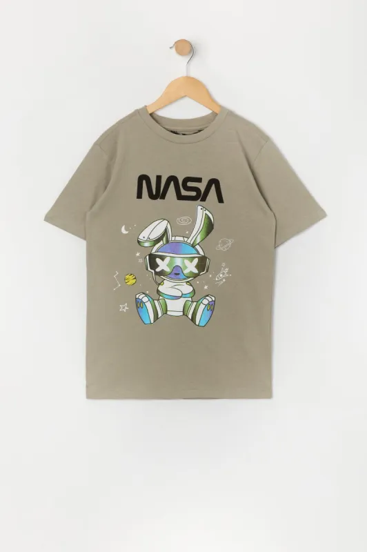 T-shirt à imprimé NASA Space Bunny pour garçon sold by Urban Planet