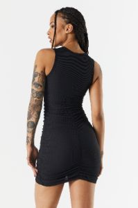 Ribbed Ruched Bodycon Mini Dress sold by Urban Planet