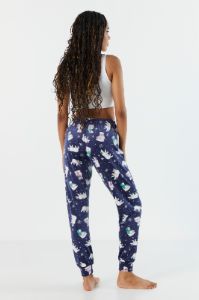 Jogger de pyjama en velours avec motif d'ours polaire sold by Urban Planet